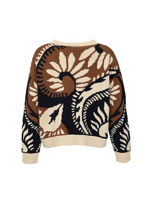 Maglia girocollo WKDCELEBRE in cotone fantasia WEEKEND MAX MARA | 2615361171600001